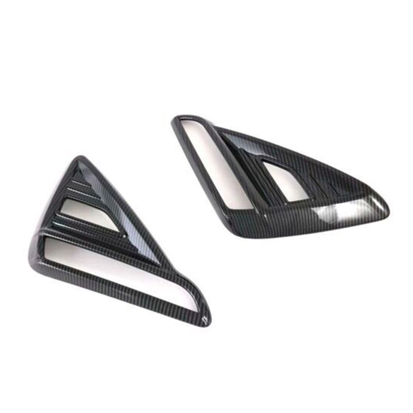 Carbon Fiber Rear Fog Light Mould Cover Trims for Kia Forte 2019-2021 Accessory