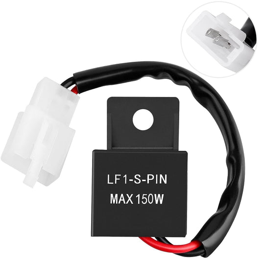2-Pin Electronic LED Flasher 12V Relay Fix for Adjustable Flash Rate Flasher