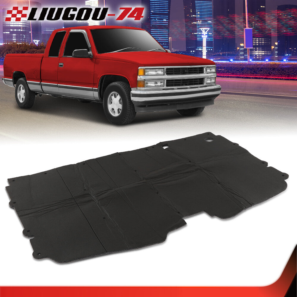 1/2-inch range hood insulating pad with clips, suitable for Chevrolet C1500, C2500, and C3500 models (models 88-98).