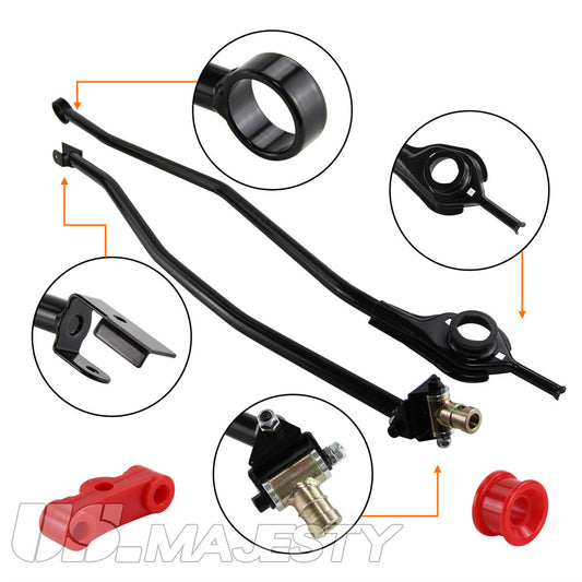 Shift Linkage w/ Bushing For 88-91 for Honda for Civic CRX EF B-Series B16 B18 Swap BK