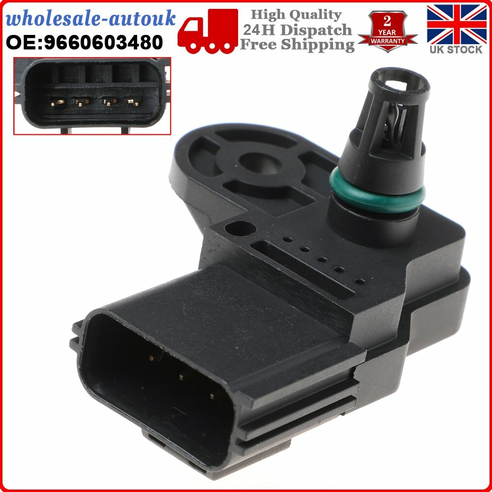 MAP SENSOR FITS for FORD TRANSIT MK7 (2006-2014) 2.2 2.4 3.2 TDCi 9660603480 NEW