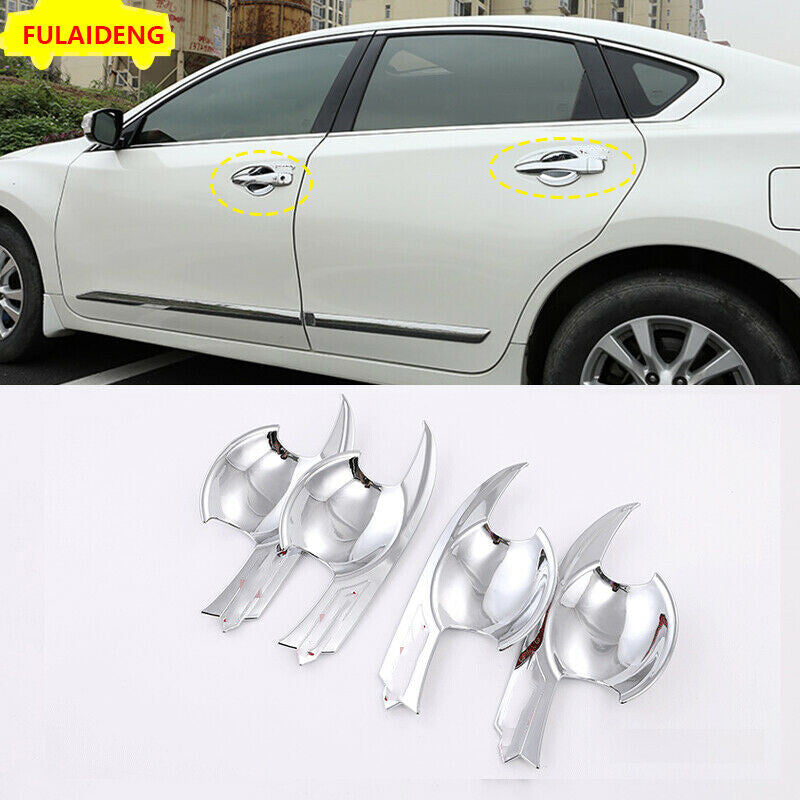 for Nissan Altima Teana 2013-2018 Chrome ABS Outer Door Handle Bowl Cover Trims