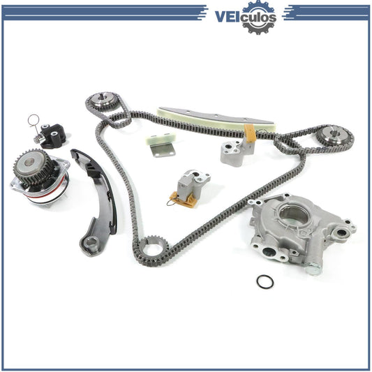 24-Valve Timing Chain Kit Oil  Water Pump for Nissan Altima Maxima Quest 3.5L