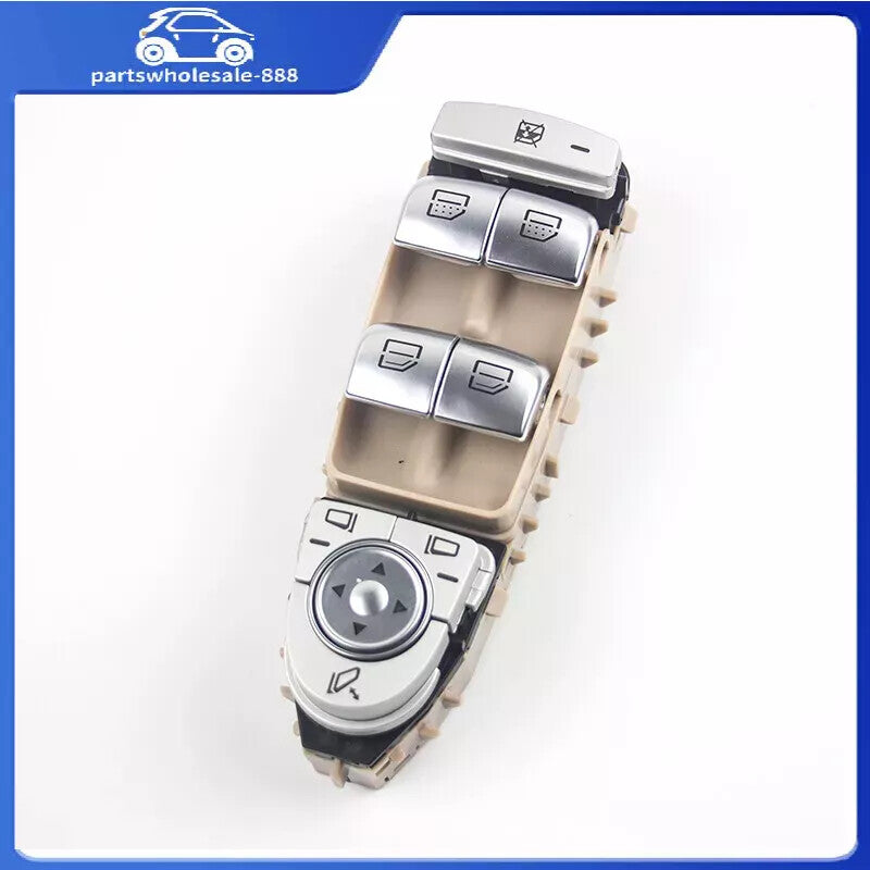 Beige left power window switch suitable for Mercedes E-Class W213 W222 CLS350 E63 AMG