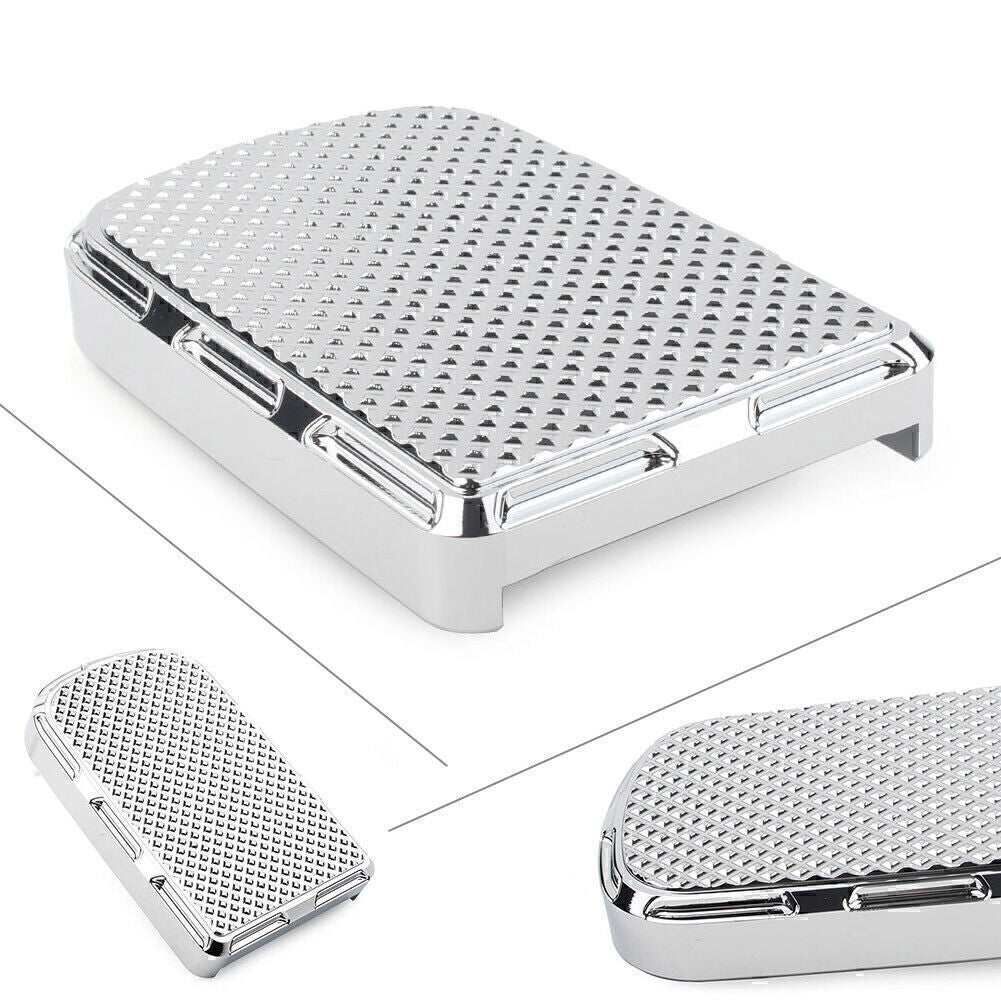 1X Brake Pedal Pad Cover Fit for Harley Road Glide Street Glide Softail Fatboy FLST