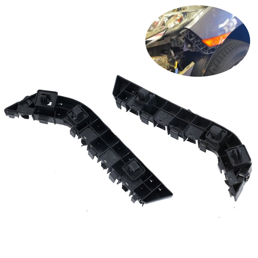 for Honda for Civic Sedan Front Bumper Retainer Bracket Support 2pcs LH RH Black