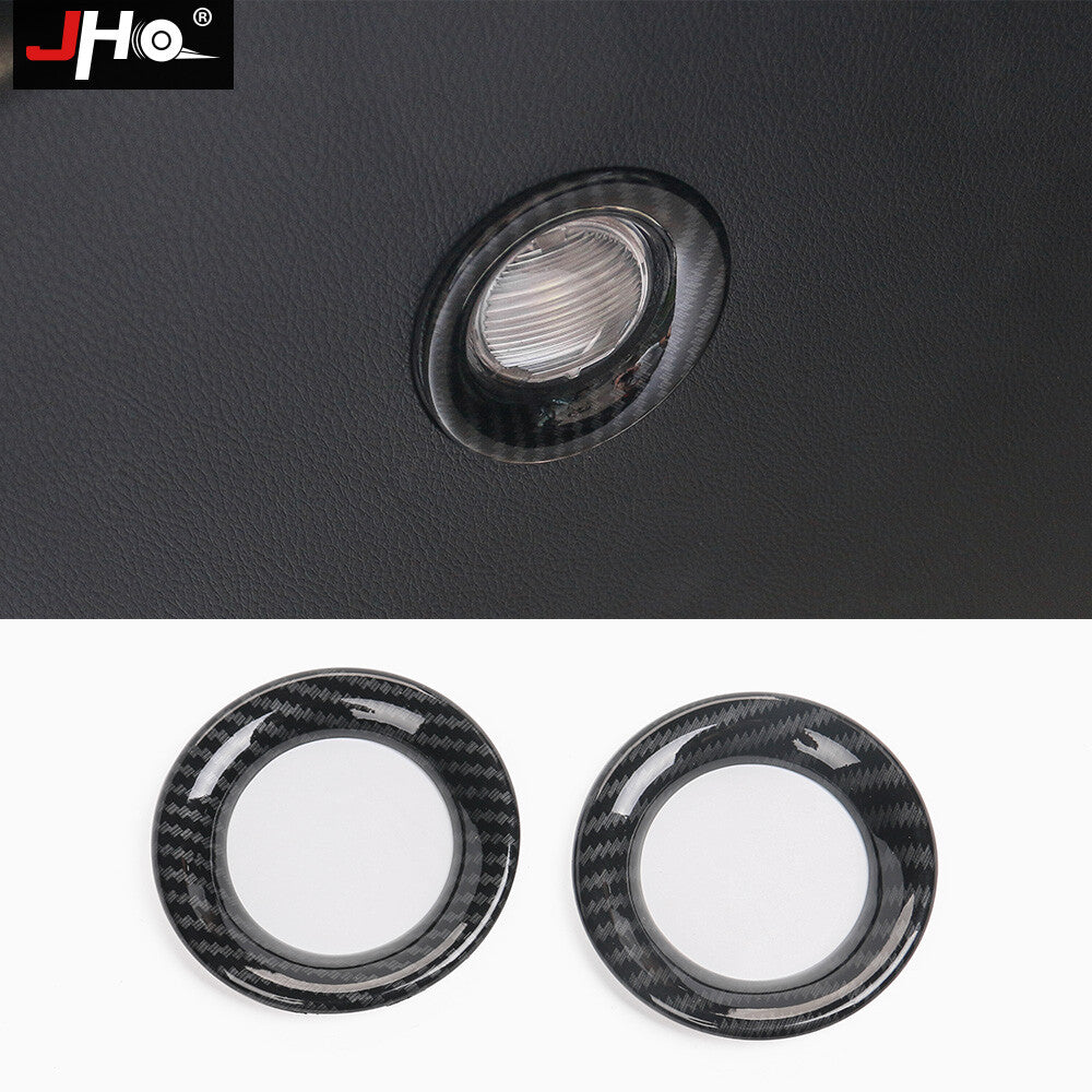 Rear Trunk Tailgate Light Cover Trim for Jeep Grand Cherokee 2011+ Carbon Fiber