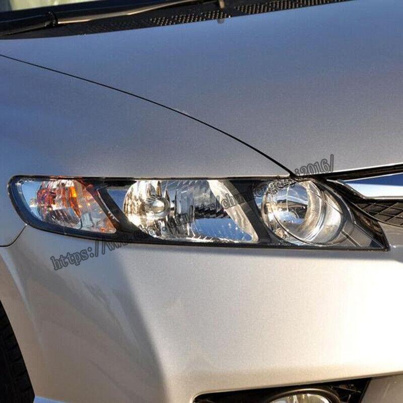 Fit For 2006-2011 for Honda for Civic 8th Headlight Headlamp Lens Cover RightLeft 2pcs