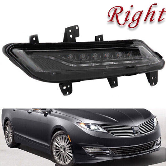 Applicable to 2013-2016 for Lincoln MKZ LED front fog lights with turn signals on the right side.