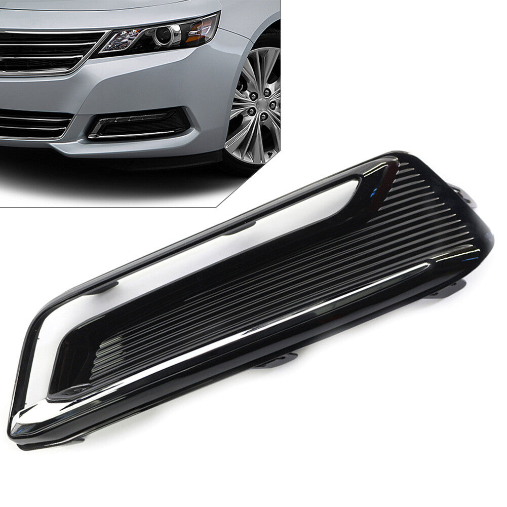 Front Bumper Fog Light Lamp Cover for Chevrolet Impala 2014-20 ABS Plastic Left