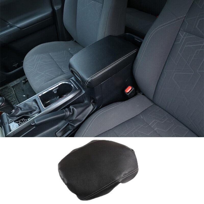 Fit for Toyota Tacoma 2016-2022 Carbon Fiber Leather Armrest Box Holster Trim