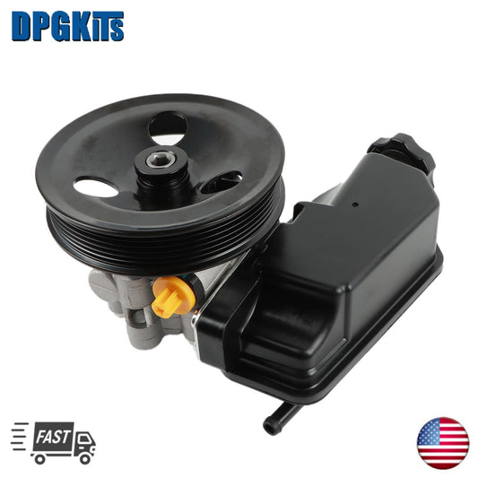 Power Steering Pump w/ Reservoir  Pulley for Dodge Dakota 2005-2007 3.7L 4.7L
