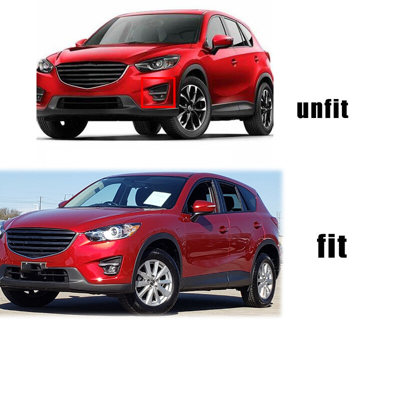RH+LH For 2013-2016 for Mazda CX-5 Front Bumper Bezels Fog Light Cover FogLamp Frame