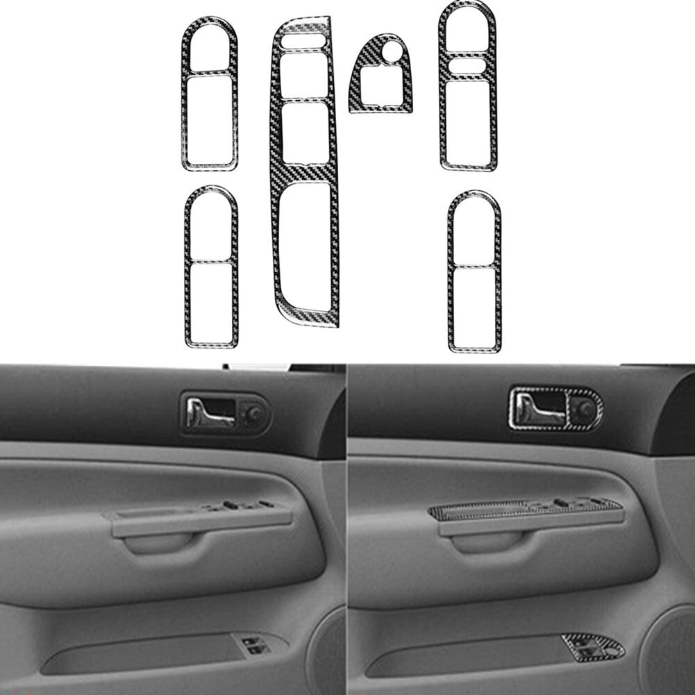 Carbon Fiber Full Sets Cover Trim Kit for VW for Golf 4 GTI for Jetta MK4 1999-2004