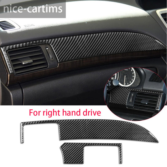 for Honda Accord 2014-17 RHD Center Console Dashboard Panel Cover Carbon Fiber¡Á2