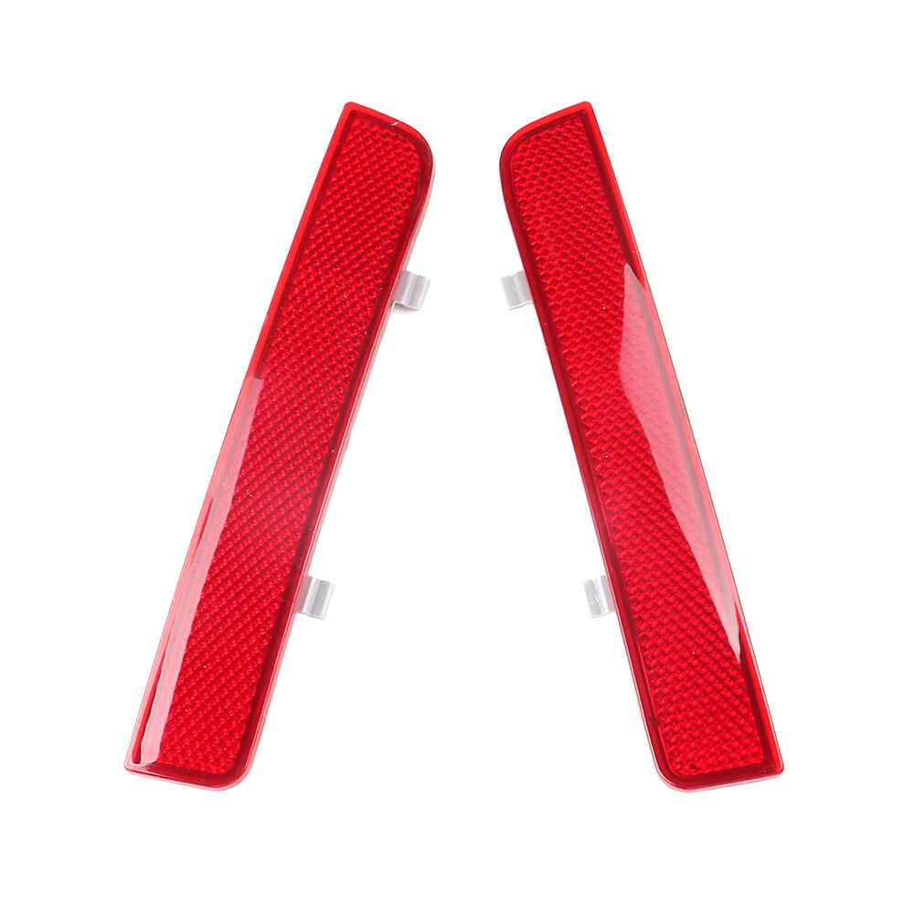 2pcs Rear Bumper Red Reflector Light for Land Rover for Range Rover LR2 Left + Right