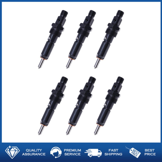 6X Fuel Injector 3800672 0432133780 For 5.9L B-Series for Iveco Case JX1095C