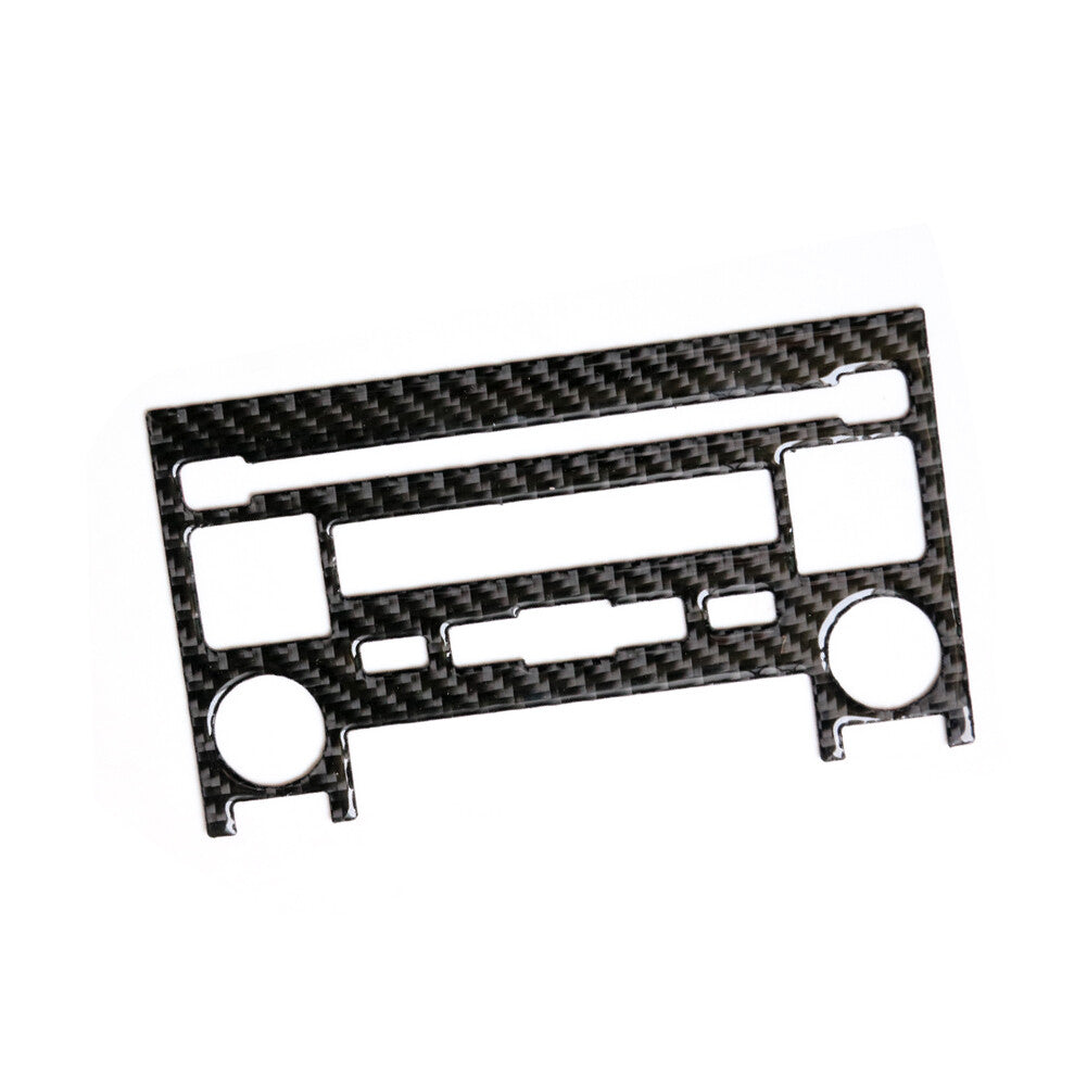 Carbon Fiber CD Player Panel Decorative Trim Cover for Subaru Forester 2007-2008