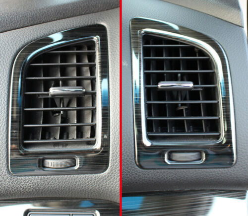 for Nissan Teana Altima 2013-2018 Black titanium console air outlet vent Frame 2