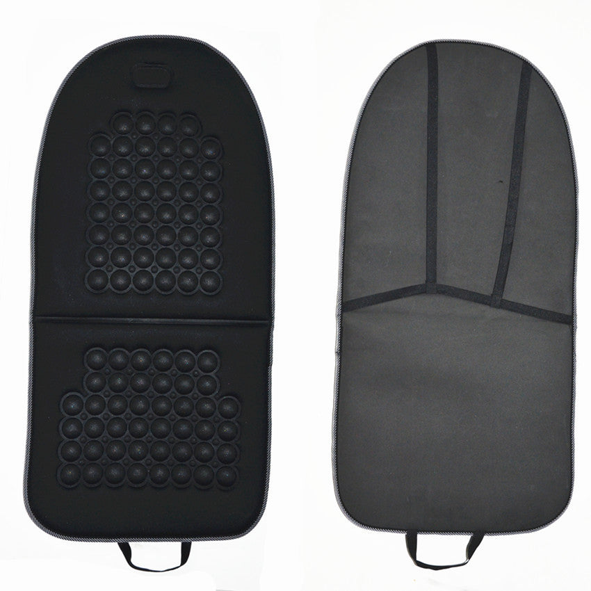 2PC Car for Seat Pad Therapy Massage Bubble Padded Chair for Seat Cushion Cover Black