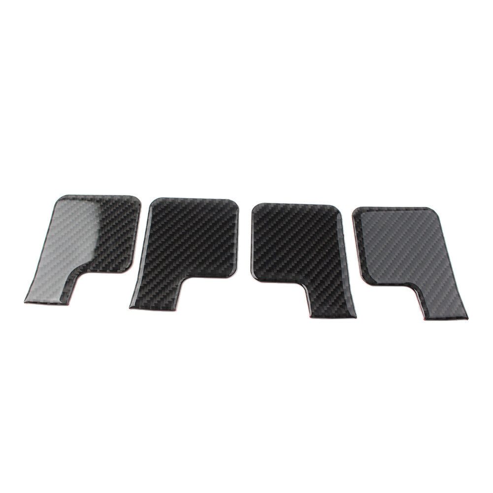 Fit for Jeep for Wrangler JK 2011-2017 4x Black Interior Door Handle Bowl Cover Trim