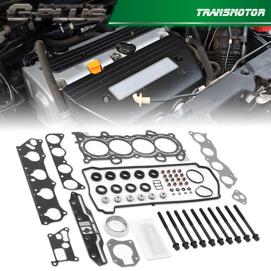 Suitable for 2003-2006 for Honda Accord 2.4L DOHC K24A4 head gasket and bolt kit.