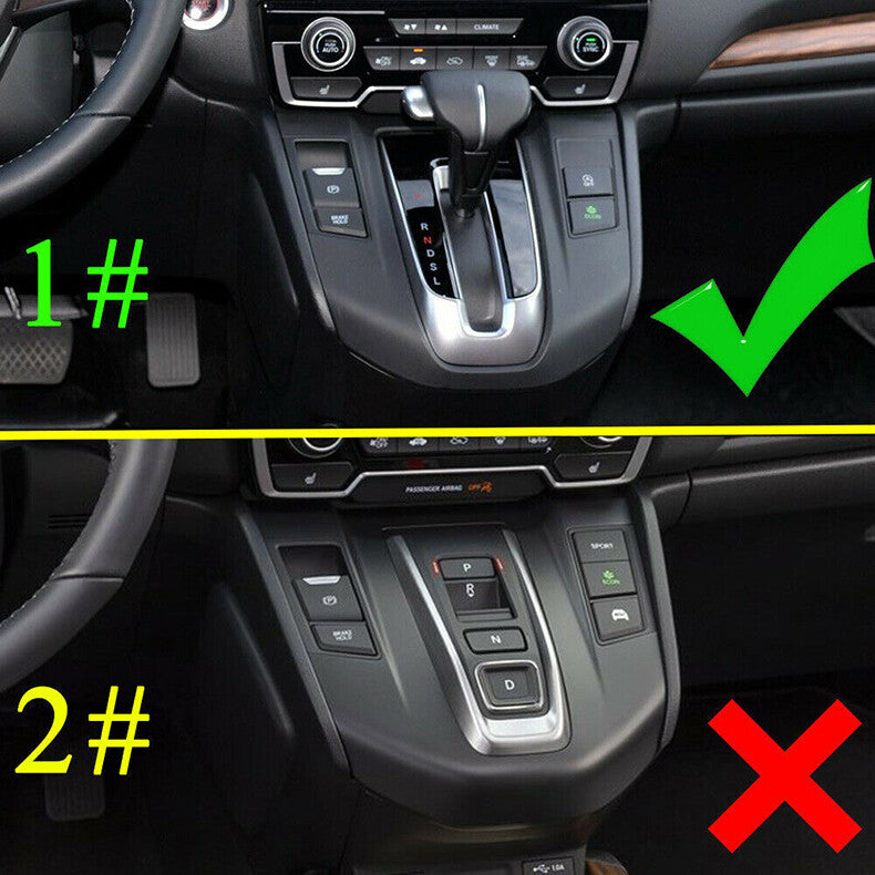 for Honda CR-V 2017-2022 Carbon Fiber Inner Console Gear Shift Panel Cover Trim