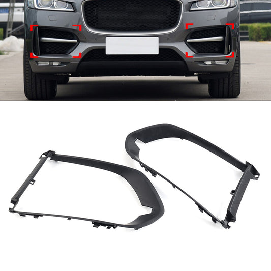 for Jaguar F-Pace R Sport 2016-20 Fog Lights Fog Lamp Molding Frame Bezel Cover