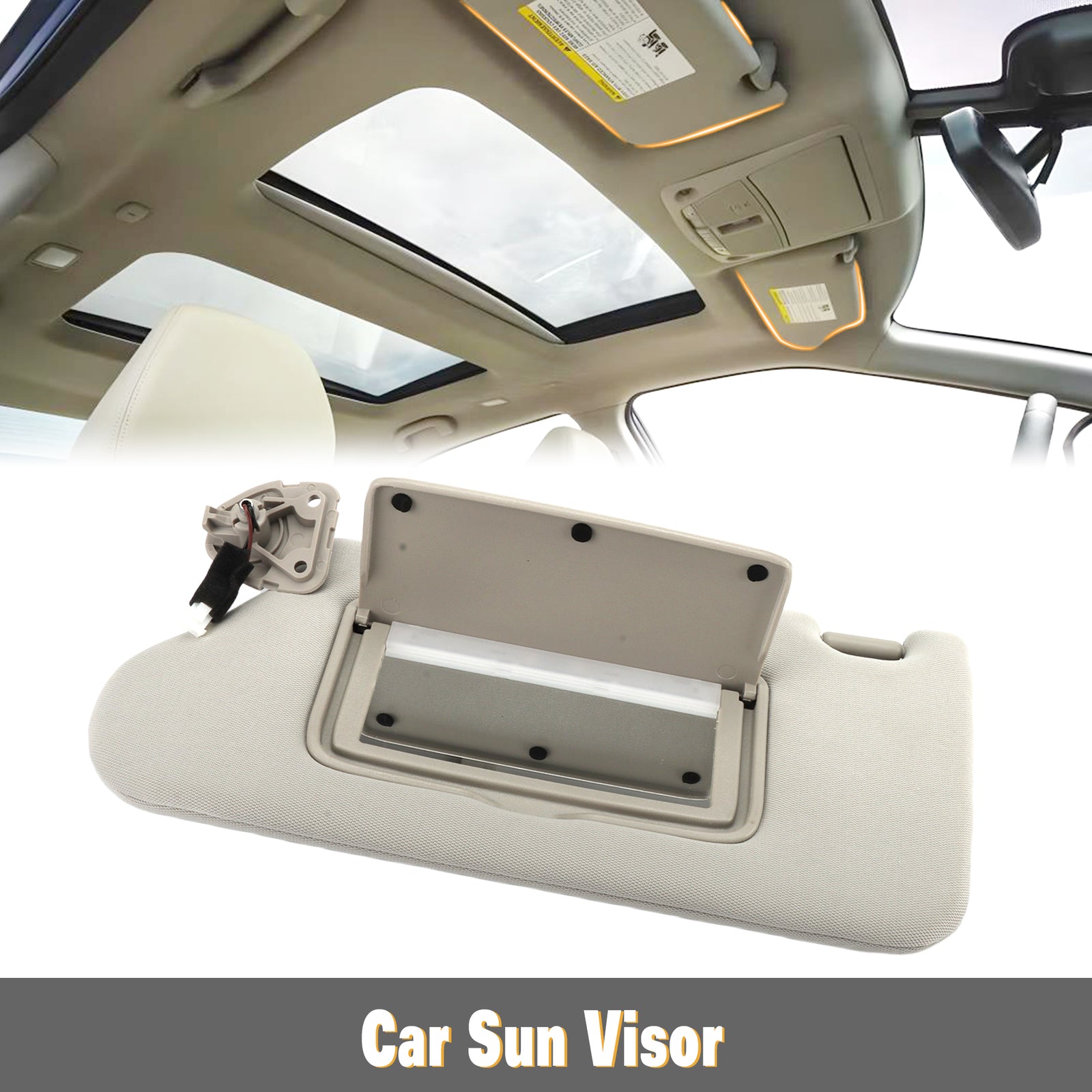 1PC for Nissan Maxima 2016-2021 New Left Side Sun Visor w/ Lamp 964019DE0A