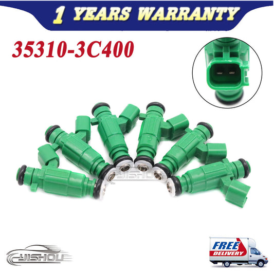 35310-3C400 6PCS Fuel Injectors for Hyundai Sedona Santa Fe for KIA Sorento 3.5L V6