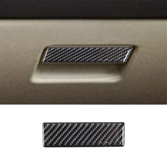 for Lincoln for Navigator 2007-14 Carbon Fiber Interior Glove Box Handle Cover Trim