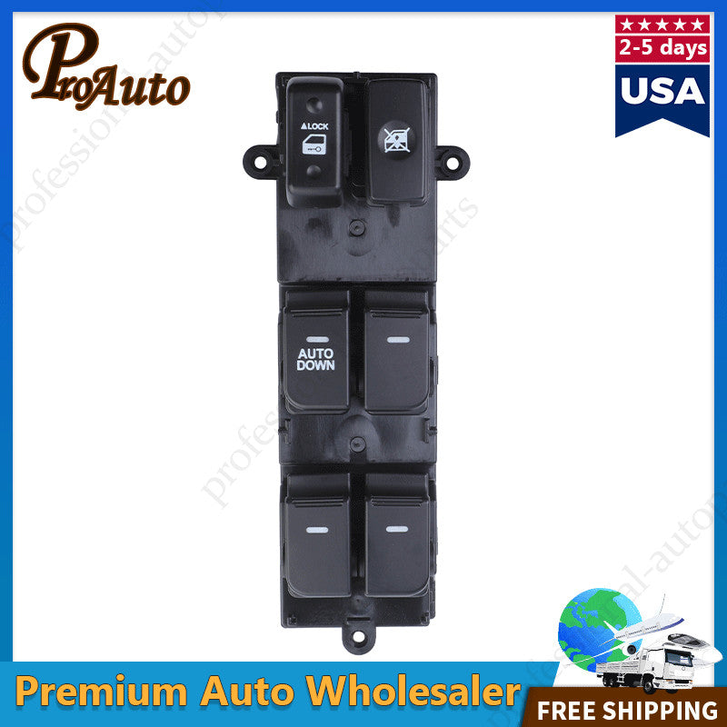 Master Power Window Switch 935702K010 For 2011-2013 for Kia Soul Left Driver Side