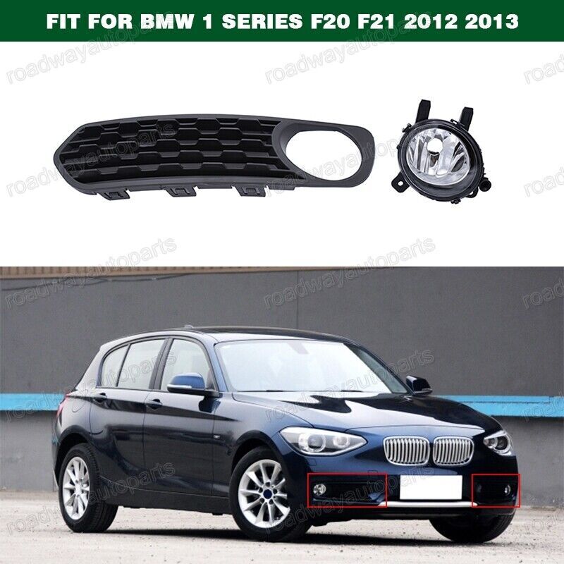 Driving Bumper Fog Light Lamp w/Cover Left for BMW 1 Series F20 F21 2012 2013