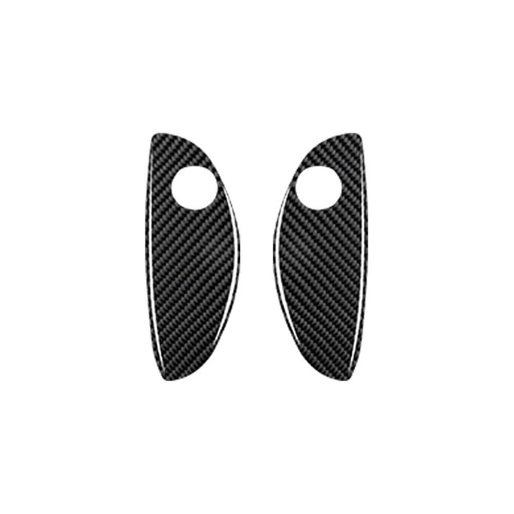 2X Carbon Fiber Interior Door Storage Cover Trim for RAM Promaster 2014-2021