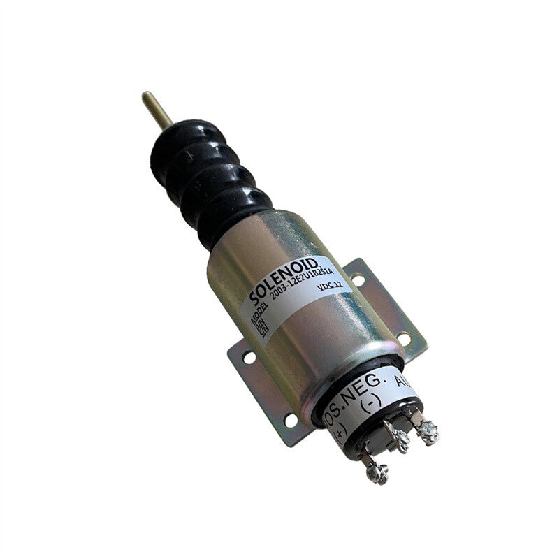 New Shutoff Stop Solenoid Valve 12V Fit for Woodward Engine 2370-12E2U1B2A