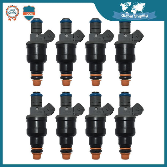 8pcs fuel injectors with EV1 design, suitable for GM TPI 22lb/3bar 5.7L 5.0L 1985-1992 for Corvette Camaro
