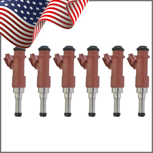 New 6X Fuel Injector 23250-0P040 For 07-10 for Toyota for Camry RAV4 for Lexus ES350 3.5L