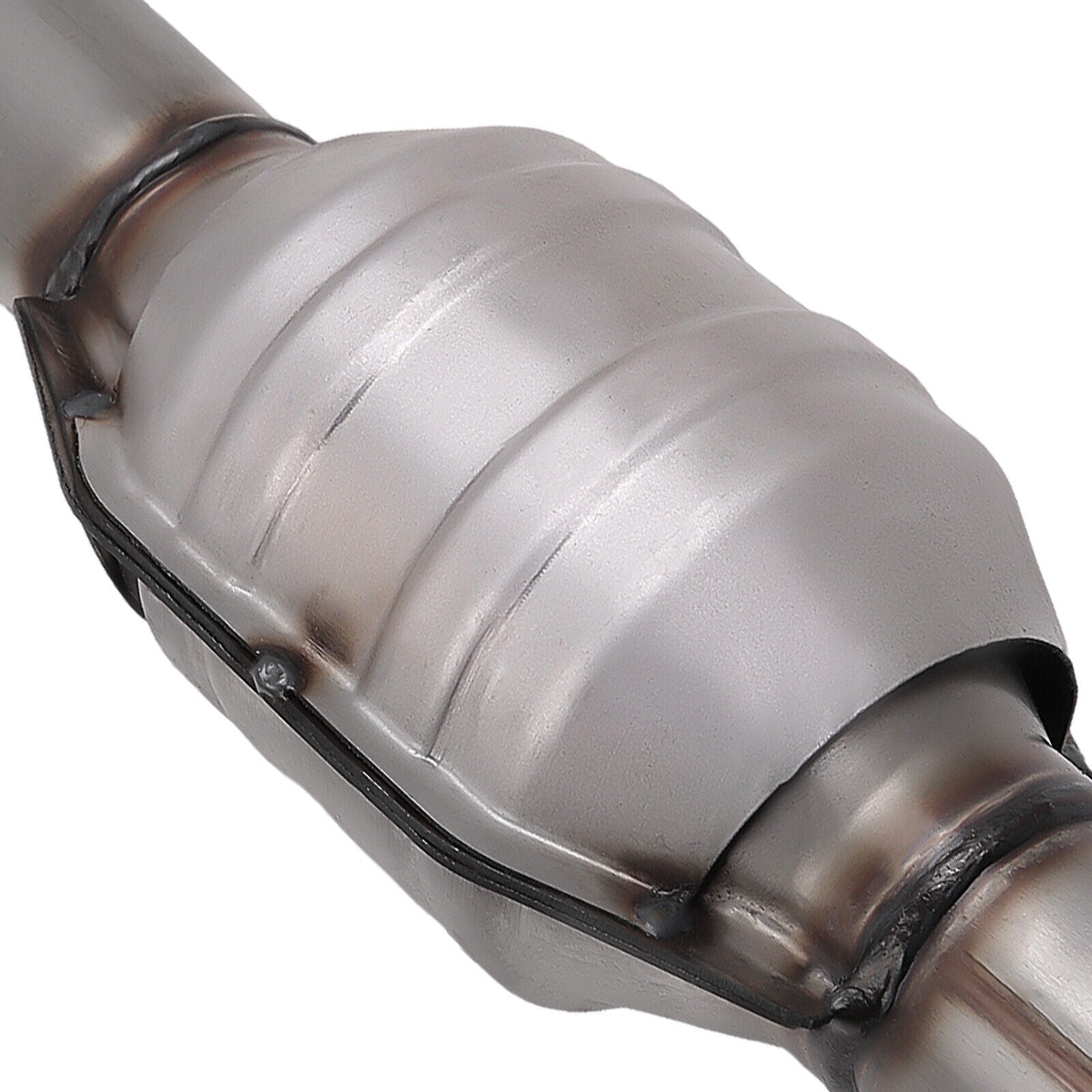 EPA Approved 2.25 Inlet/Outlet Universal Catalytic Converter  O2 Sensor Port