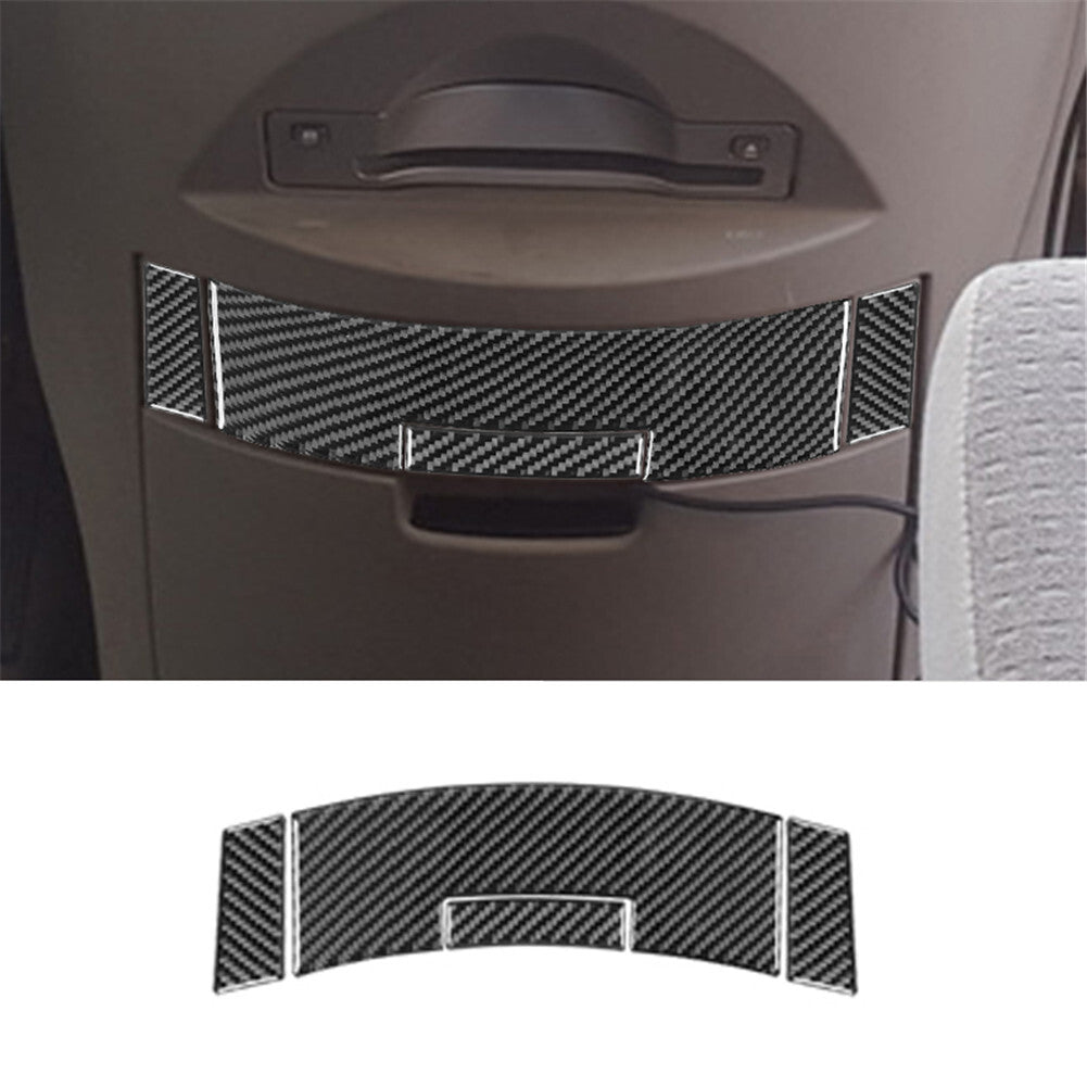 4x Carbon Fiber Central Ashtray Trim Cover for Nissan Quest 2004-2006 Type A