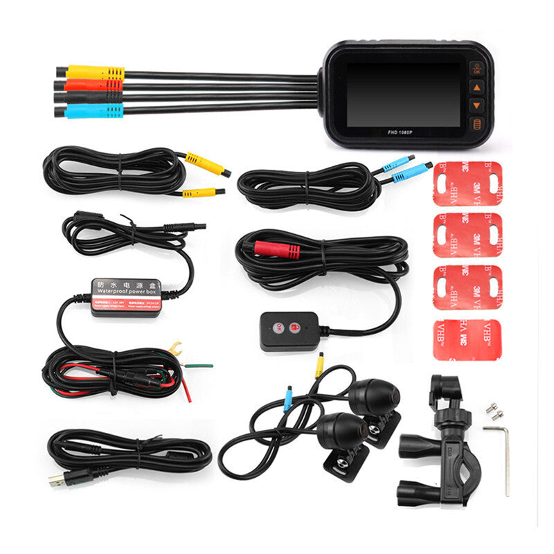 HD1080P Motorcycle Waterproof DVR Camera Driving Recorder View Video Recorder