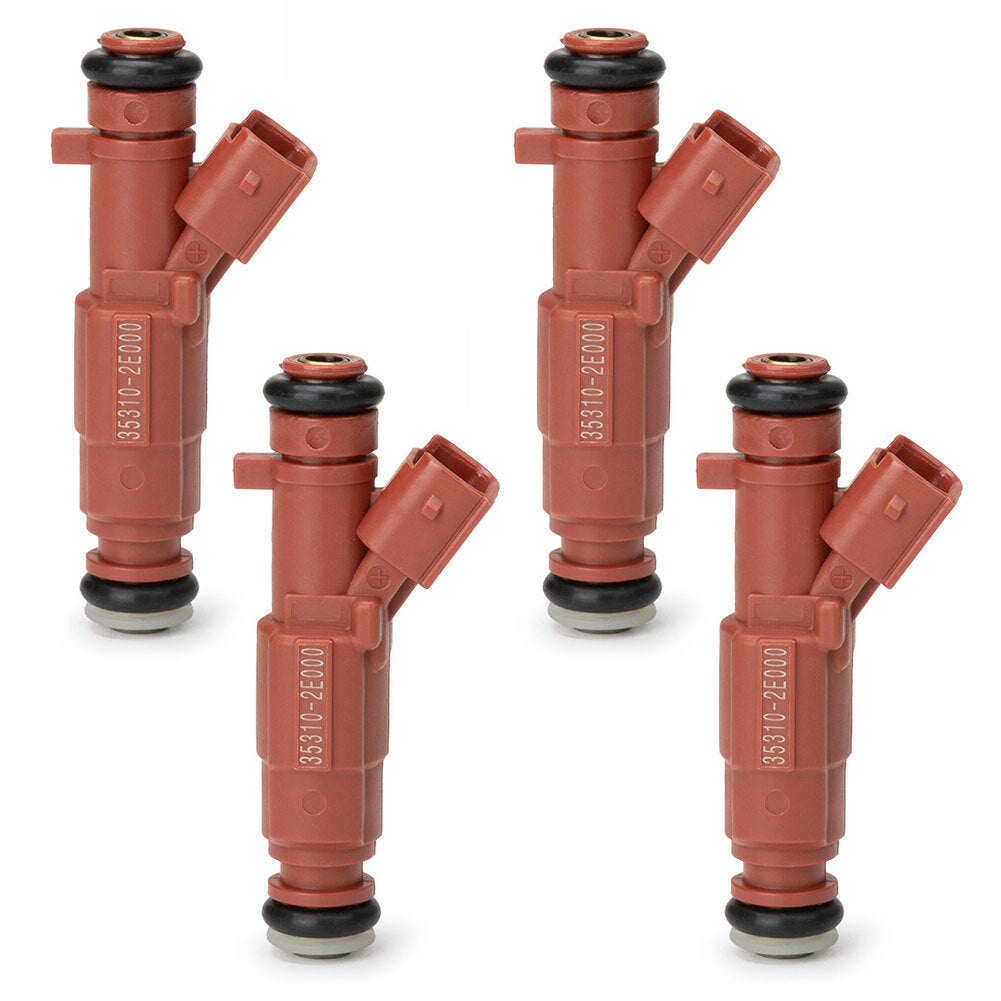 4-pack for 2011-19 for Elantra for Veloster Forte Soul 1.8L 2.0L Fuel Injectors 35310-2E000