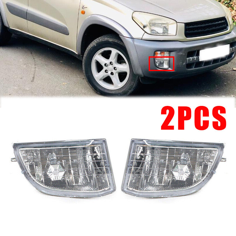 1Pair Front Bumper Fog Lamp Driving Lamp For 2001-2003 for Toyota Rav 4 without bulb