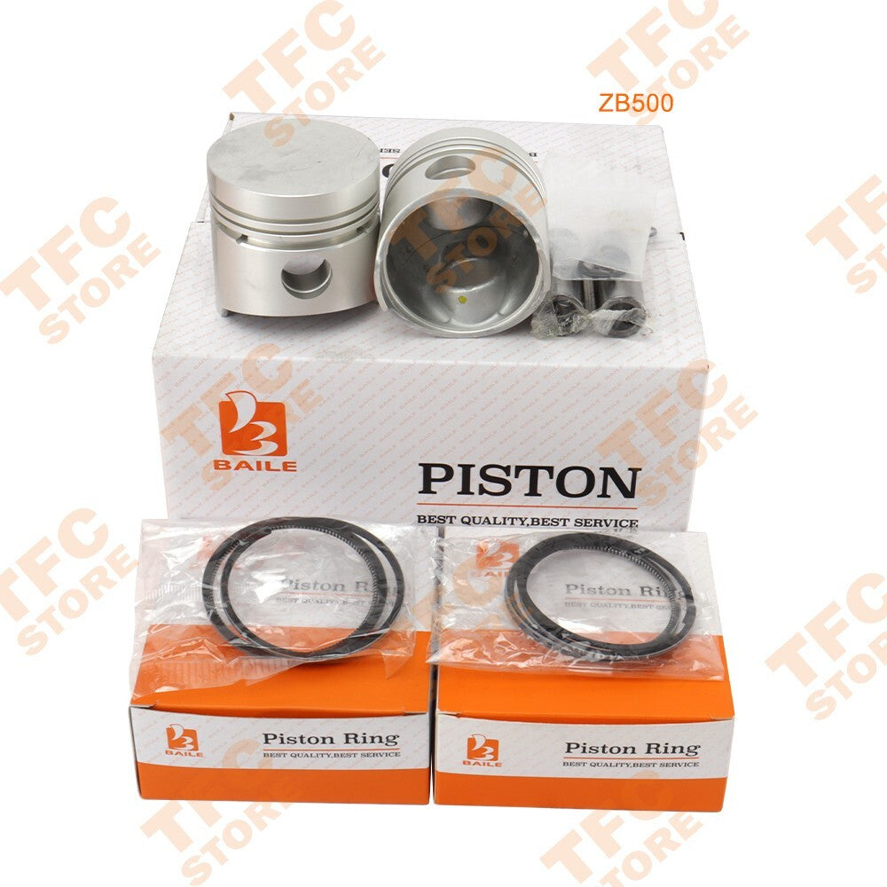 2 SET New Piston Kit  Rings STD 68mm for Kubota Z500 ZB500 Engine New