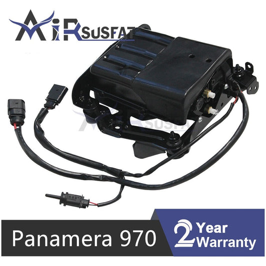 Air Suspension Compressor Pump W/ Housing for Porsche for Panamera 970 2009-2016