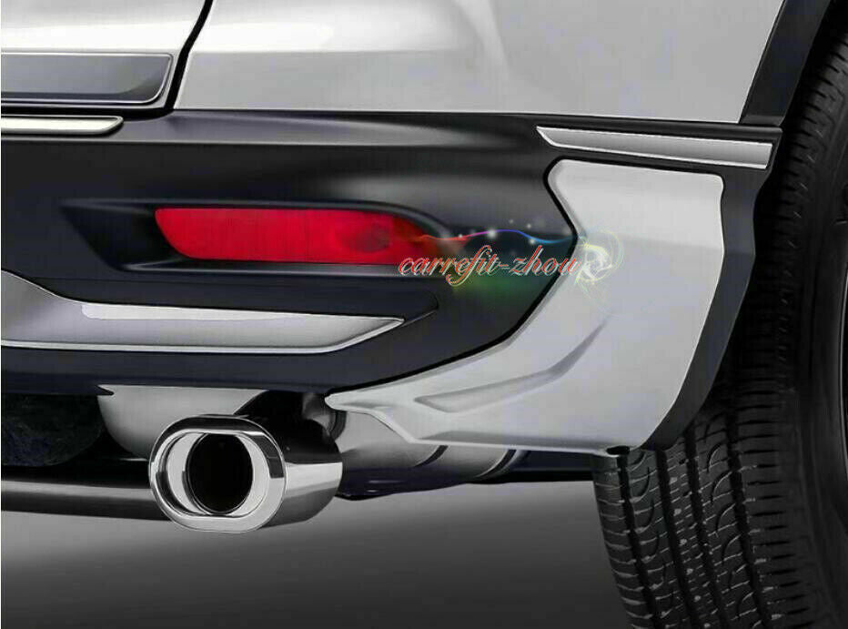 4X for HONDA CR-V CRV 2020-2022 WHITE FRONT REAR BUMPERS LIP SIDE SKIRT SPLITTER