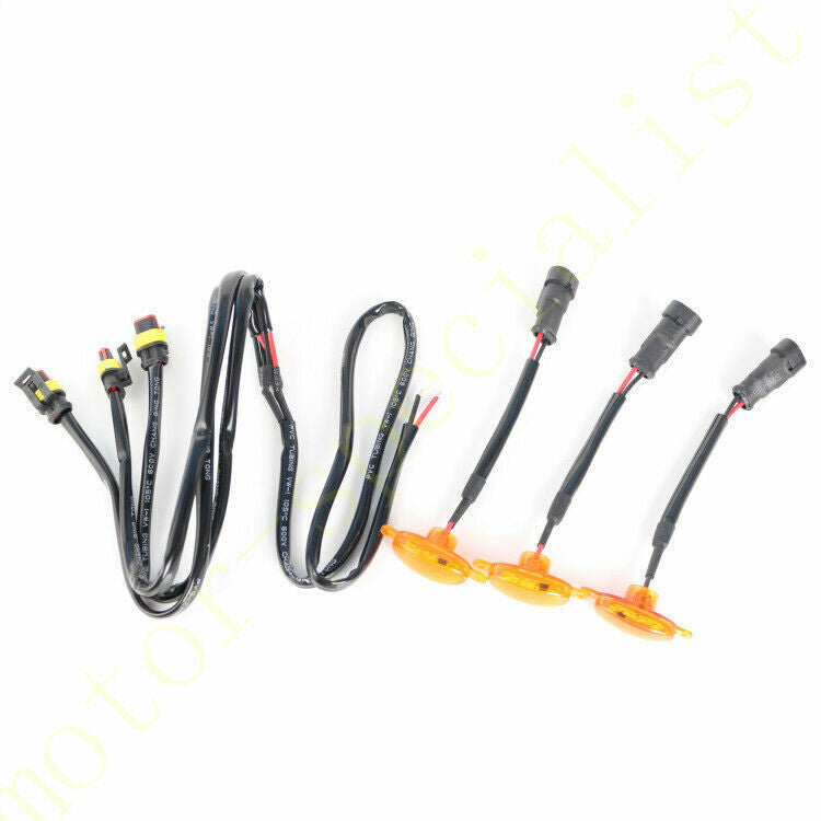 for BMW M4 2015-2021 Front Grille Yellow LED Light Style DRL Lamp trim