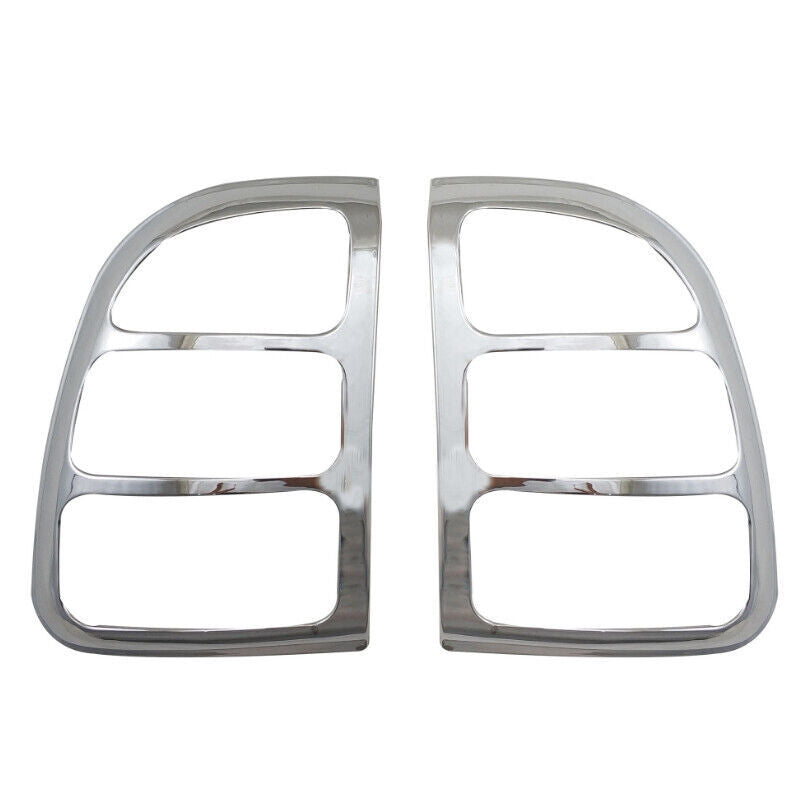 Pair Rear taillight decorative frame cover chrome for Toyota RAV4 1998-2000