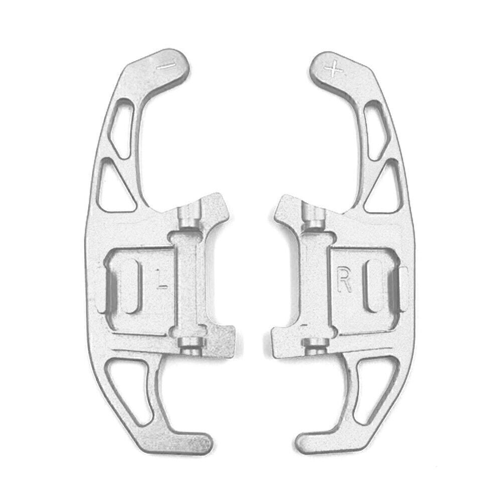 Steering Wheel Paddle Shifter Extension for VW for GOLF R GTD GTE 2013-18 Silver