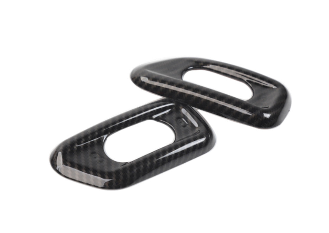 for Jeep for Wrangler JK Door Handle Lock Switch Button Cover Trim Carbon Fiber 11+