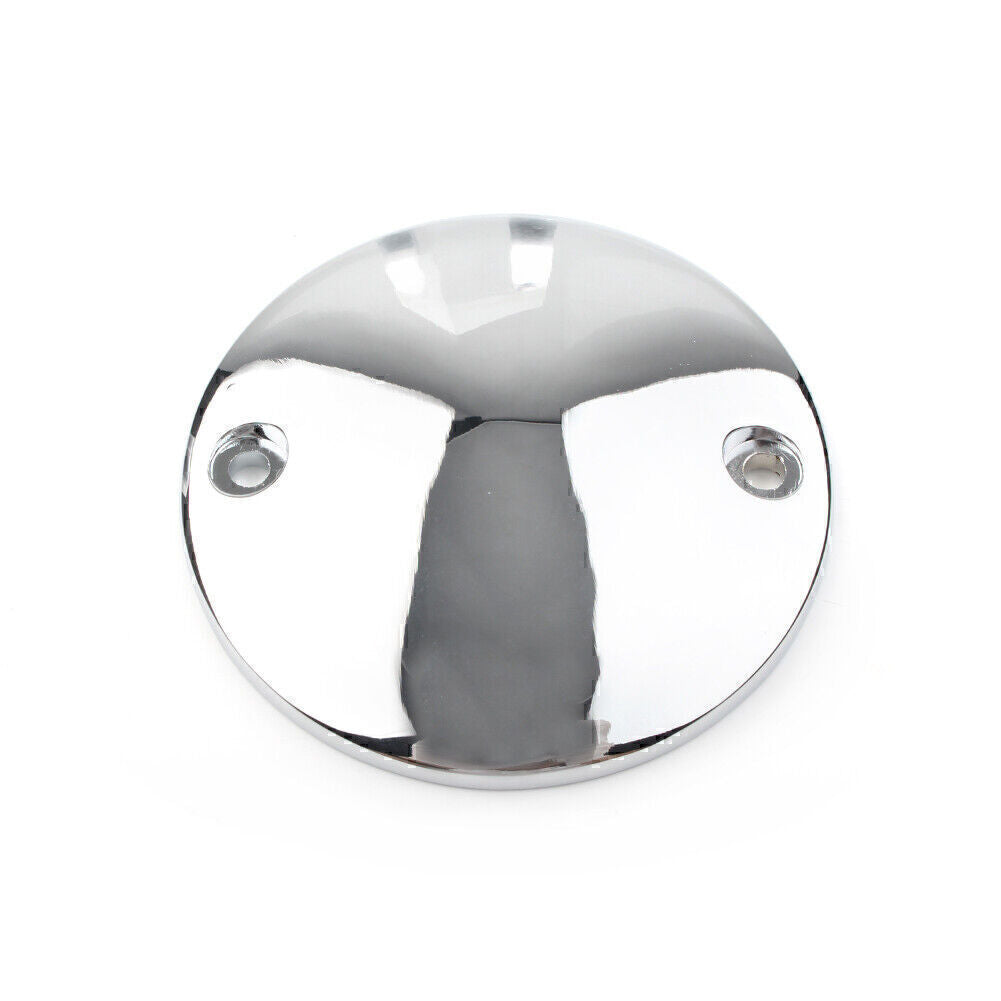 for Harley Big Twin 1970-99 Sportster Chrome Ignition Timing Points Cover 2 Hole